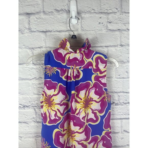 Southern Frock Resort Wear Beachy Colorful Feminine Shift Dress Size XS - Picture 8 of 11